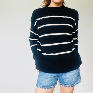 Aerie striped soft pullover sweater
